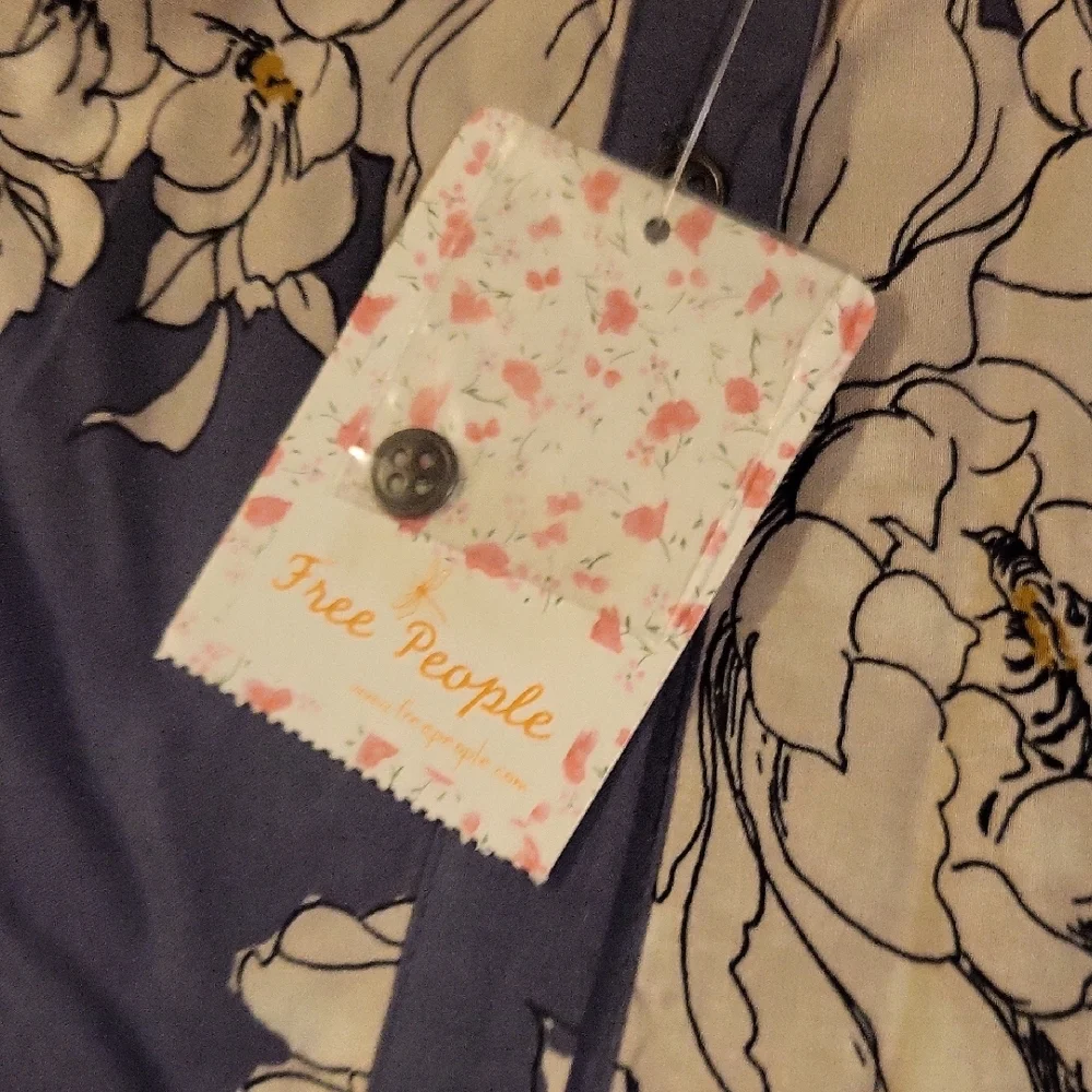 Free People Floral  Tunic Dress